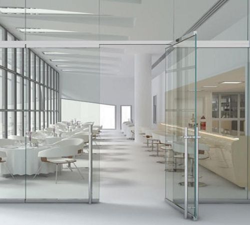 Cửa kính cường lực bản lề sàn Cửa kính cường lực bản lề sàn