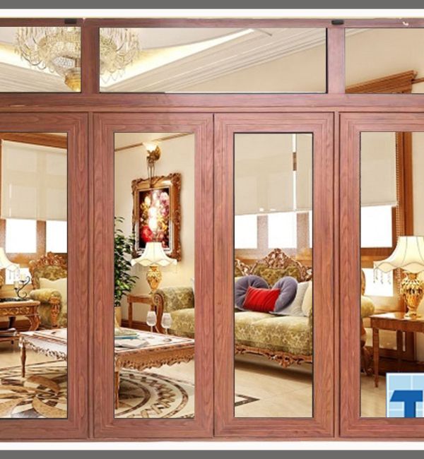 Cửa sổ 4 cánh mở quay